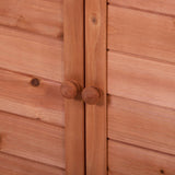 Premium Fir Wood Galvanized Outdoor Potting Bench - Driftwood - Omega Lifestyles