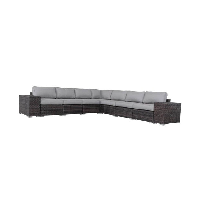 Premium Fully Assembled Wicker Outdoor Sectional Lounge Set - Omega Lifestyles