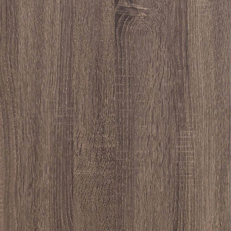 Queen Barrel Oak Farmhouse Rustic Wood Panel Bed Frame - Driftwood - Omega Lifestyles