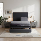 Queen Firm 11 - Inch Cooling Latex Foam Flex Top Mattress - Driftwood - Omega Lifestyles