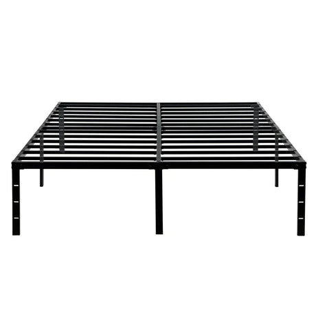Queen Heavy Duty Metal Bed Frame With Storage Space - Omega Lifestyles