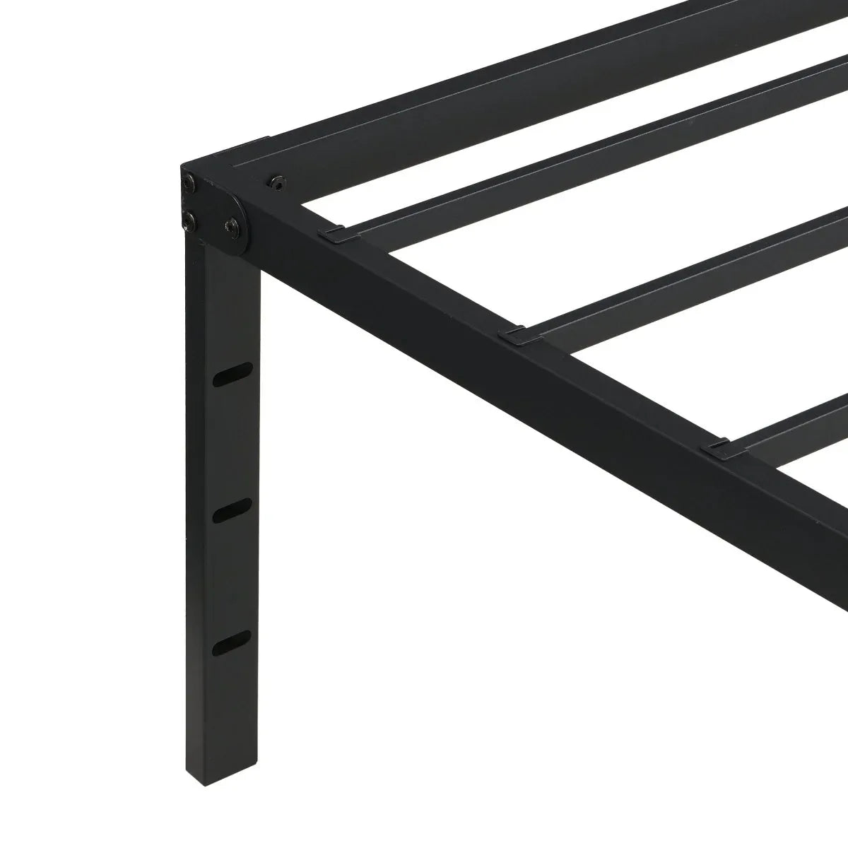 Queen Heavy Duty Metal Bed Frame With Storage Space - Omega Lifestyles