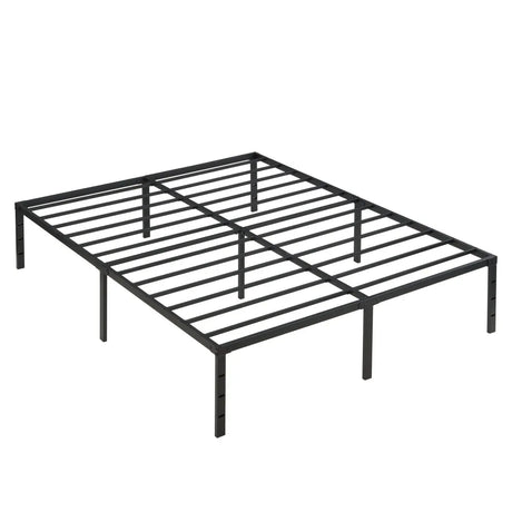 Queen Heavy Duty Metal Bed Frame With Storage Space - Omega Lifestyles