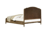 Queen Solid Wood Foam Upholstered Bed Frame - Driftwood - Omega Lifestyles