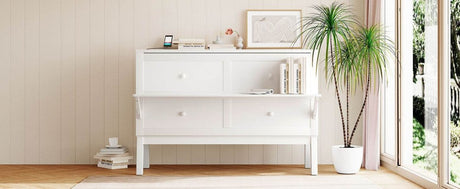 Queen Space-Saving Murphy Bed With USB Charging Ports - Sleep Galleria