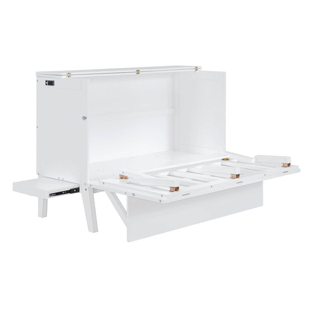 Queen Space-Saving Murphy Bed With USB Charging Ports - Omega Lifestyles