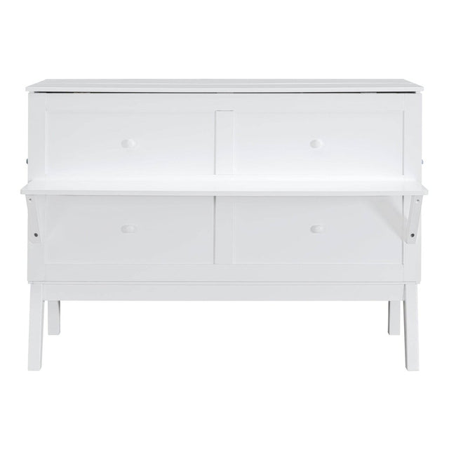 Queen Space-Saving Murphy Bed With USB Charging Ports - Omega Lifestyles