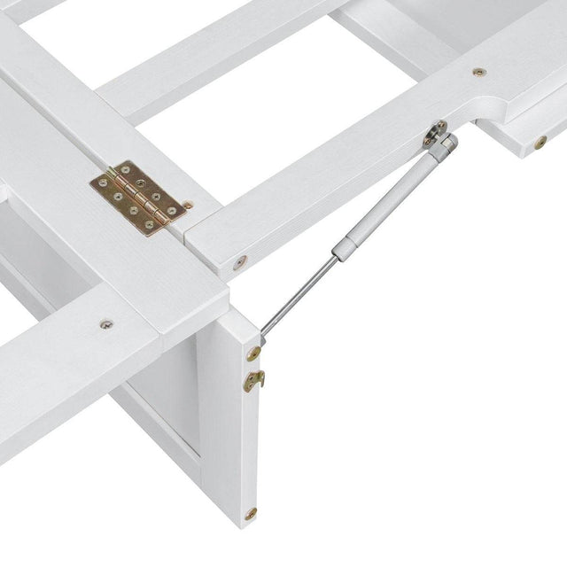 Queen Space-Saving Solid Wood Murphy Bed Frame - Omega Lifestyles