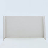 Queen Upholstered Wingback Chenille Fabric Bed Frame - Driftwood - Omega Lifestyles