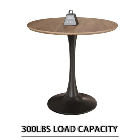 Round Tulip Dining Table And 2 PU Cushioned Chairs Set - Omega Lifestyles