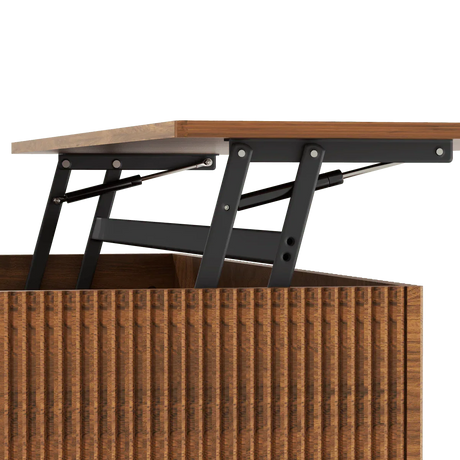 Rustic Farmhouse Lift Top Coffee Table With Storage - Omega Lifestyles