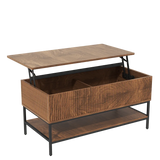 Rustic Farmhouse Lift Top Coffee Table With Storage - Omega Lifestyles