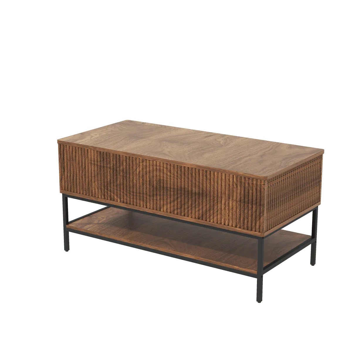 Rustic Farmhouse Lift Top Coffee Table With Storage - Omega Lifestyles