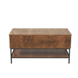 Rustic Farmhouse Lift Top Coffee Table With Storage - Omega Lifestyles