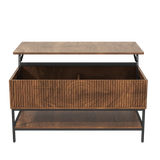 Rustic Farmhouse Lift Top Coffee Table With Storage - Omega Lifestyles