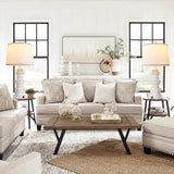 Set Of 2 Farmhouse Resin Table Lamps With USB - Omega Lifestyles