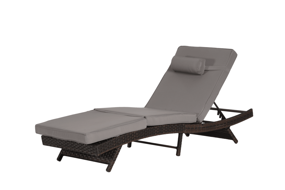 Set Of 2 Outdoor Wicker Reclining Lounge Chairs - Omega Lifestyles