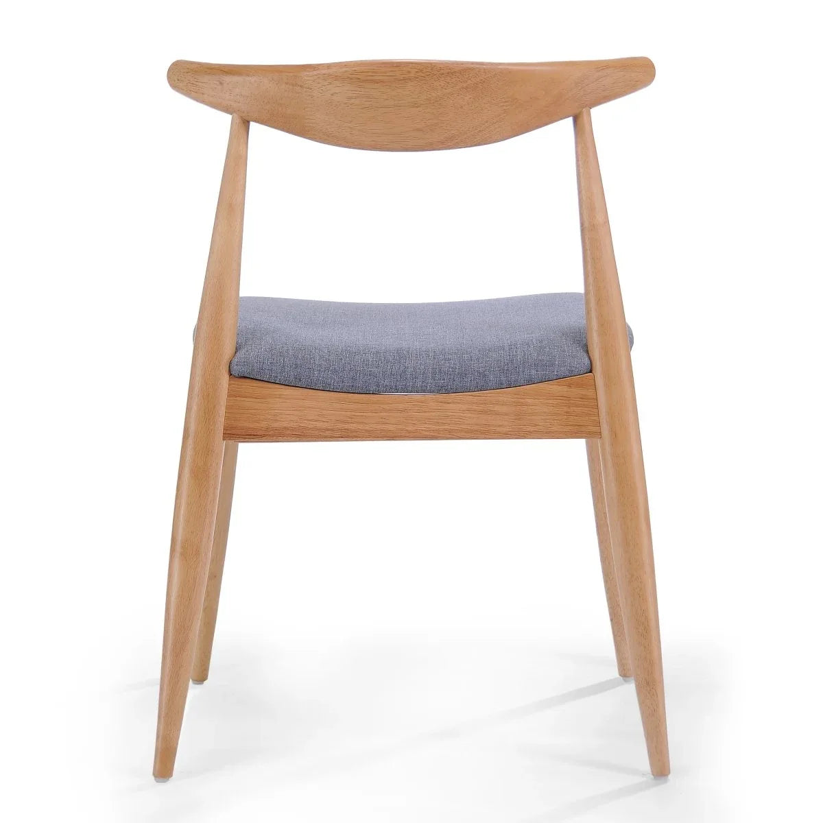 Set of 2 Vintage Rubberwood Mid-Century Modern Dining Chairs - Omega Lifestyles