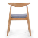 Set of 2 Vintage Rubberwood Mid-Century Modern Dining Chairs - Omega Lifestyles