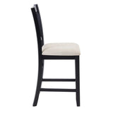 Set of 4 Modern Wooden Counter Height Dining Chairs - Omega Lifestyles