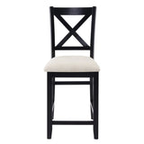 Set of 4 Modern Wooden Counter Height Dining Chairs - Omega Lifestyles