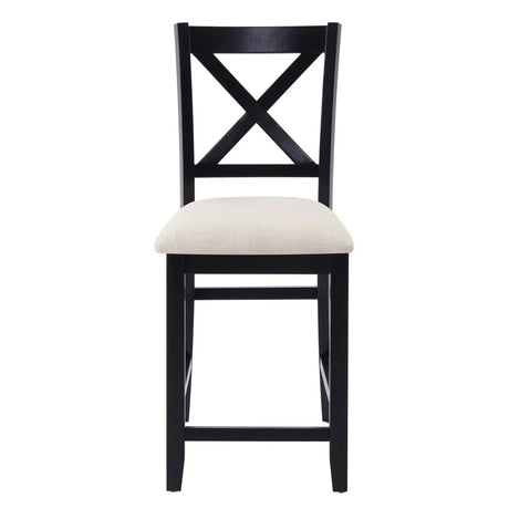 Set of 4 Modern Wooden Counter Height Dining Chairs - Omega Lifestyles