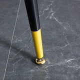 Sintered Stone Dining Table And Four PU Chairs Set - Omega Lifestyles