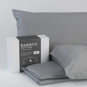 Soft Bamboo Cotton 240 Thread Count King Sheet Set - Omega Lifestyles
