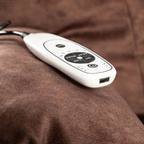 Soft Velvet Swivel Rocking Massage Recliner Chair - Driftwood - Omega Lifestyles