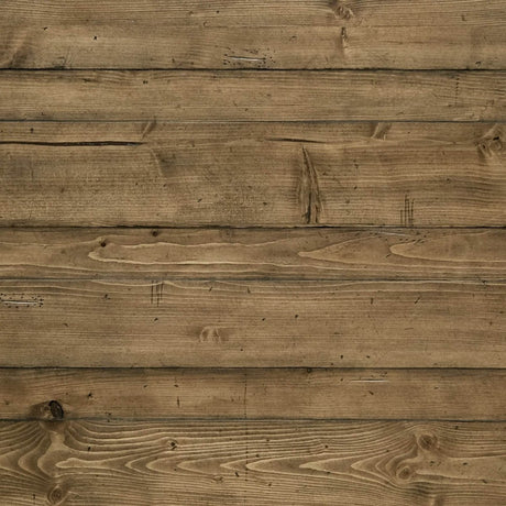 Solid Wood Brown White Farmhouse Trestle Dining Table - Driftwood - Omega Lifestyles