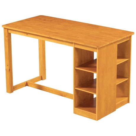 Solid Wood Farmhouse Counter Height Dining Table Set - Omega Lifestyles