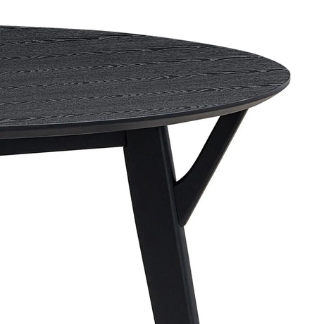 Space-Saving Solid Wood Round Dining Table And Chairs Set - Omega Lifestyles