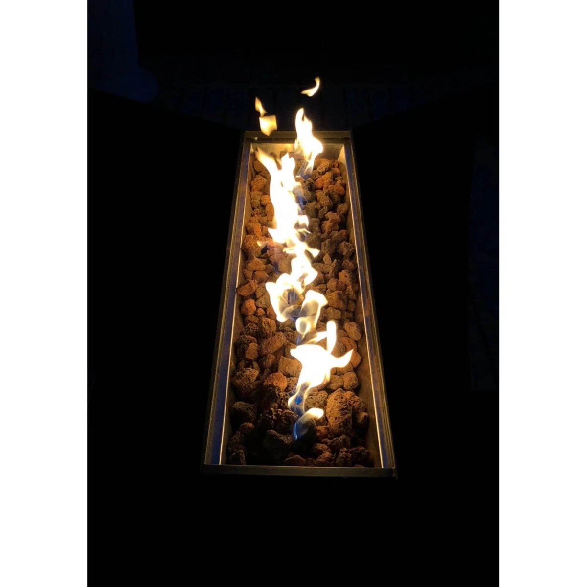 Steel Propane Natural Gas Outdoor Fire Pit Table - Omega Lifestyles