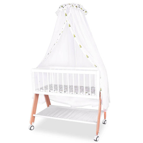 Stylish Wooden Bedside Bassinet Sleeper With Mosquito Net - Omega Lifestyles