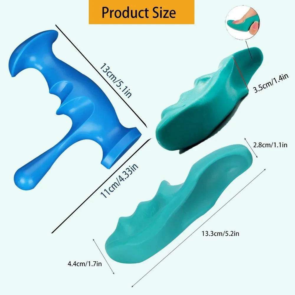 T-Shaped Manual Deep Trigger Point Massage Stick - Omega Lifestyles