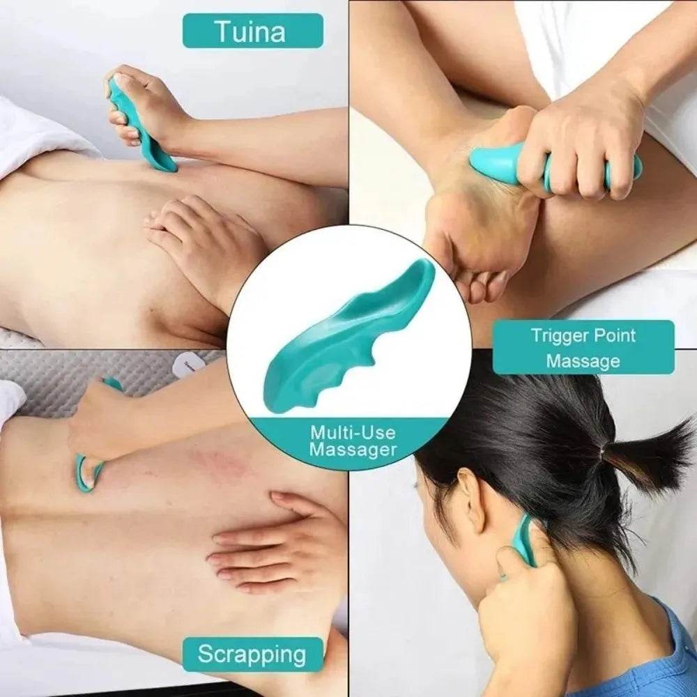 T-Shaped Manual Deep Trigger Point Massage Stick - Omega Lifestyles