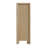 Tan Solid Wood 6 - Drawer Chest Storage Dresser - Driftwood - Omega Lifestyles