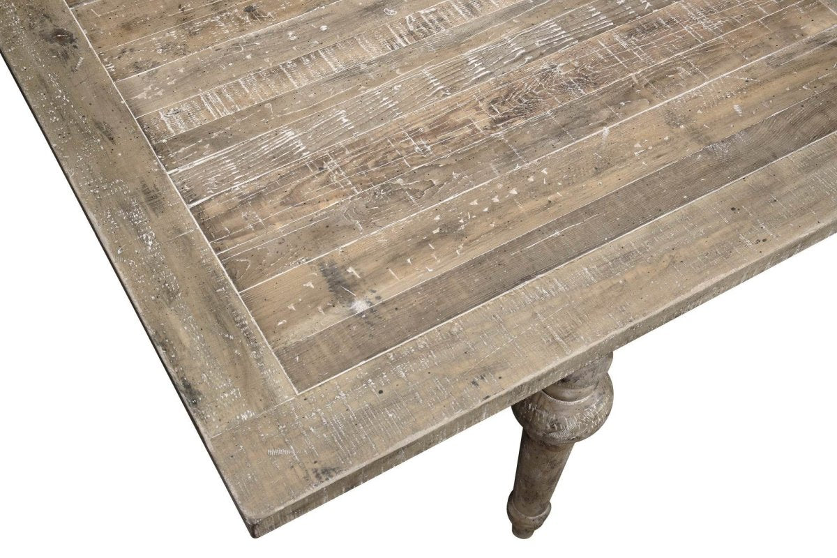 Taupe Engineered Wood Butterfly Leaf Dining Table - Driftwood - Omega Lifestyles