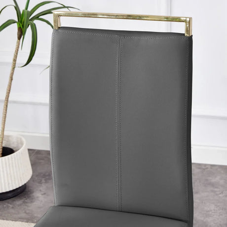 Tempered Glass Dining Table With Eight PU Chairs Set - Omega Lifestyles