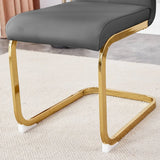 Tempered Glass Dining Table With Eight PU Chairs Set - Omega Lifestyles