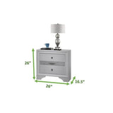 Traditional White Wood 5-Piece Bedroom Furniture Set - Omega Lifestyles