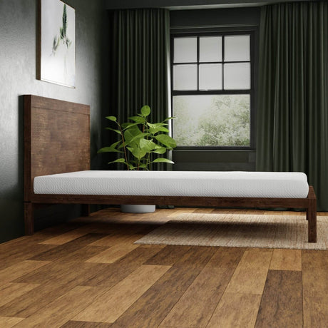 Twin Firm 6 - Inch Gel - Infused Memory Foam Mattress - Driftwood - Omega Lifestyles