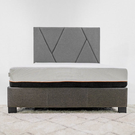 Twin Medium 10 - Inch Cooling Copper Infused Memory Foam Mattress - Driftwood - Omega Lifestyles