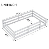 Twin Pine Montessori Floor Bed With Safety Fence - Omega Lifestyles