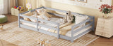 Twin Pine Montessori Floor Bed With Safety Fence - Omega Lifestyles