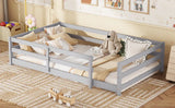 Twin Pine Montessori Floor Bed With Safety Fence - Omega Lifestyles