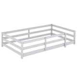 Twin Pine Montessori Floor Bed With Safety Fence - Omega Lifestyles