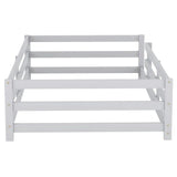 Twin Pine Montessori Floor Bed With Safety Fence - Omega Lifestyles