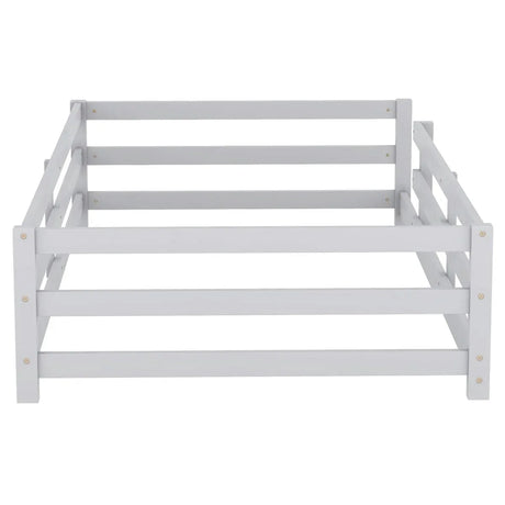 Twin Pine Montessori Floor Bed With Safety Fence - Omega Lifestyles
