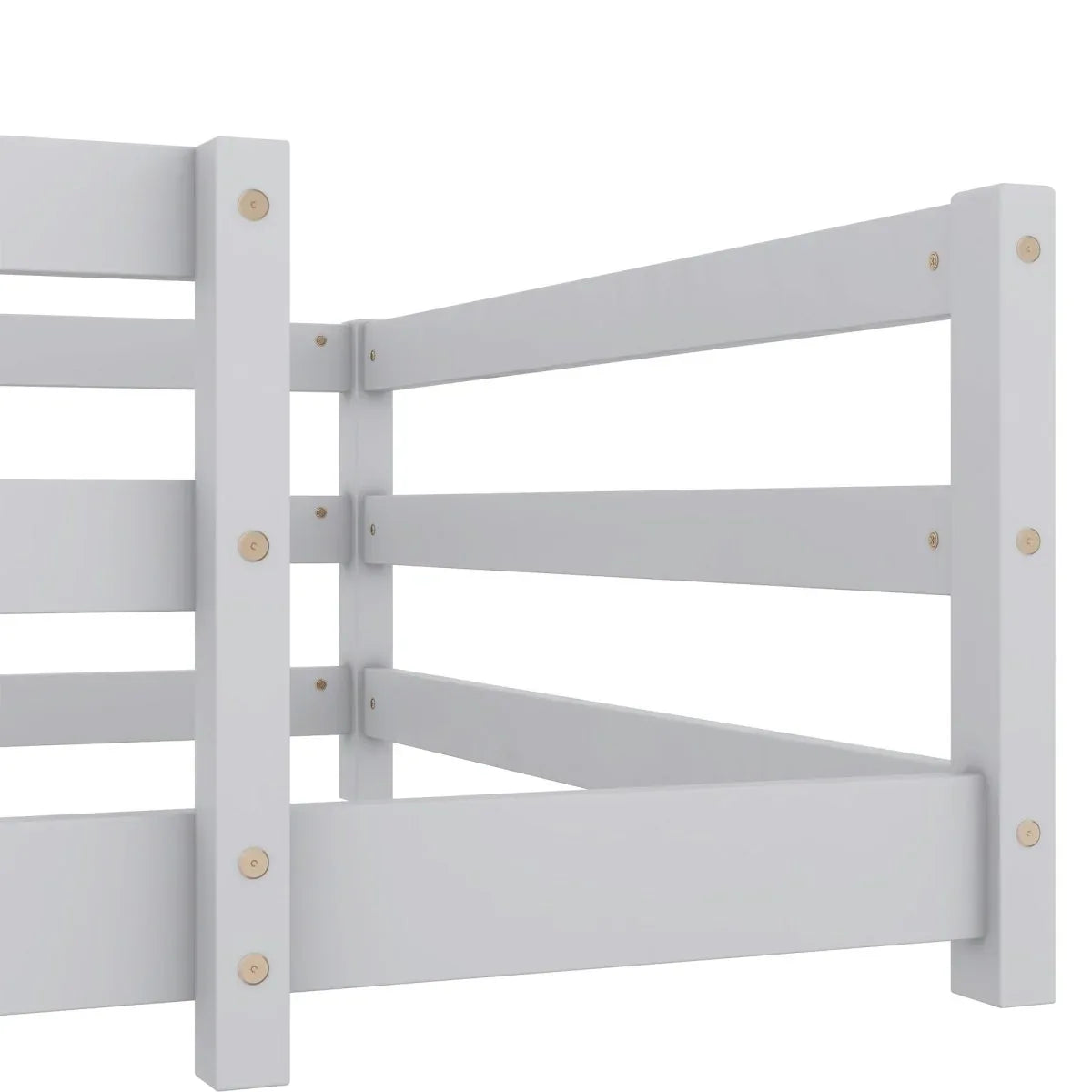 Twin Pine Montessori Floor Bed With Safety Fence - Omega Lifestyles